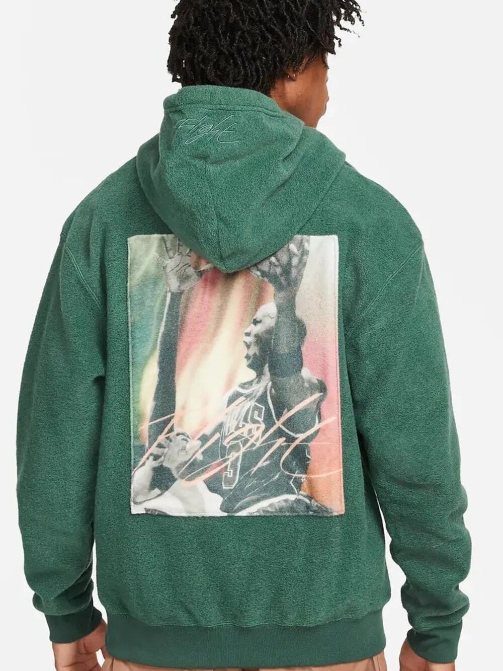 Nike Jordan Flight Heritage Wool Pullover Hoodie Men's Sweatshirt Size L